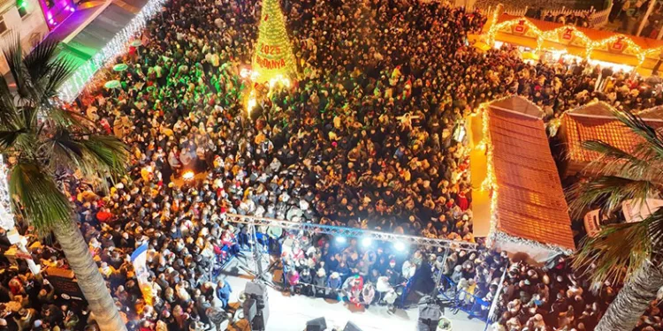 Mütareke meydanında yeni yıl çoşkusu