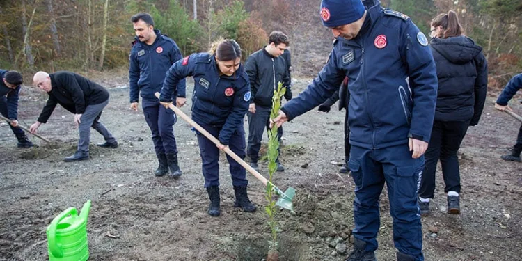Büyükşehir’den itfaiyeciler anısına hatıra ormanı