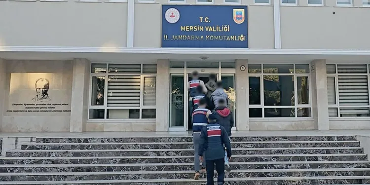 Mersin’de terör örgütü PKK’ya operasyon: 4 tutuklama
