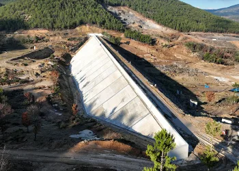 Kocadere Göleti’nde çalışmalar sürüyor