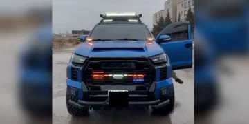 Aracına çakar lamba taktırdı, 161 bin lira ceza yedi