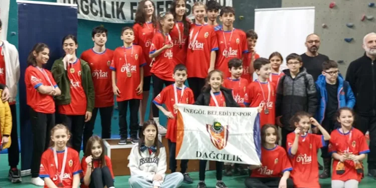 İnegöllü dağcılık branşı ekiplerinden 40 madalya