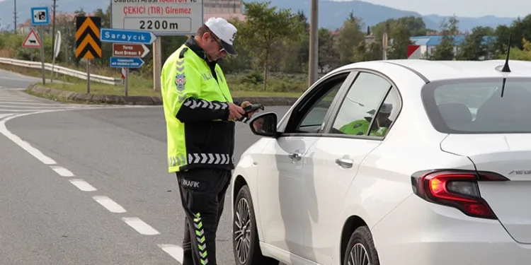 Ordu’da bir haftada 12 binden fazla araç ve sürücüsü denetlendi