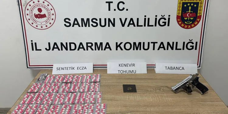 Samsun’da jandarmadan uyuşturucu operasyonları