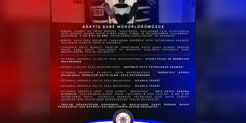 Bingöl’de haklarında kesinleşmiş hapis cezası bulunan 2 kişi yakalandı