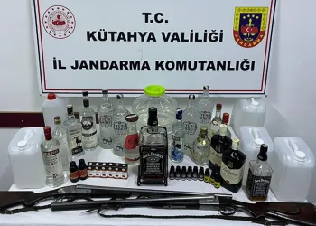 Kütahya’da sahte içki operasyonu: 1 gözaltı