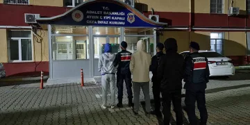 Köşk’te kablo hırsızları yakalandı