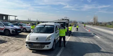 Jandarmadan havadan trafik denetimi