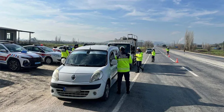 Jandarmadan havadan trafik denetimi