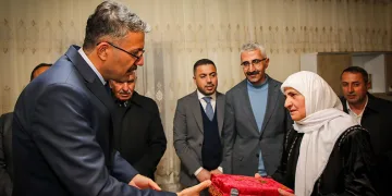 Vali Ali Çelik, şehit ve gazi ailelerini ziyaret etti