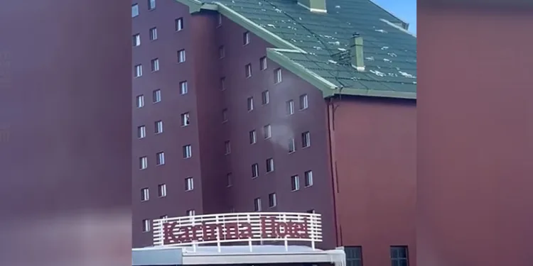 Uludağ’da otelde yangın ihbarı korkuttu