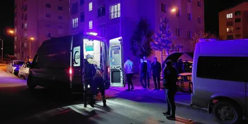 Çamura saplanarak derede mahsur kalan inek, iş makinesiyle kurtarıldı