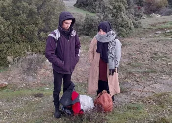 Ayvacık’ta 2 kaçak göçmen yakalandı