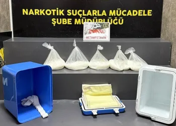 Piknik termosundan 5 kilogram uyuşturucu çıktı
