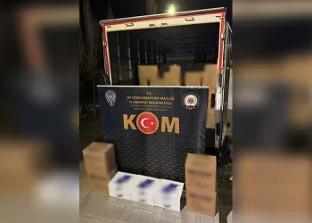 Kütahya’da sahte içki operasyonu: 1 gözaltı