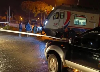 Çamura saplanarak derede mahsur kalan inek, iş makinesiyle kurtarıldı