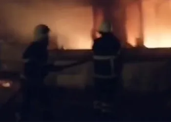 Kırıkkale’de baraka yangını