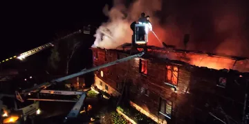 Bartın’daki otel yangınında faciadan dönüldü