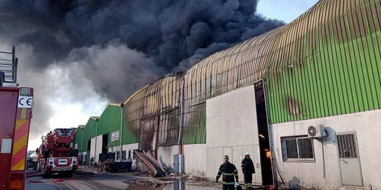 Adana’da geri dönüşüm fabrikasında yangın