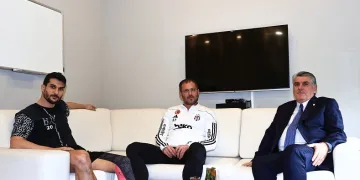 Beşiktaş Başkanı Serdal Adalı, Serdar Topraktepe ve Necip Uysal’la buluştu