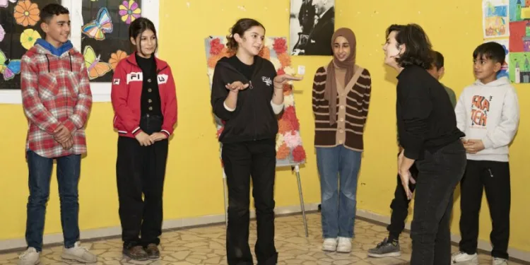 Çocuklar ‘Değişim için Birlikte’ projesine katıldı