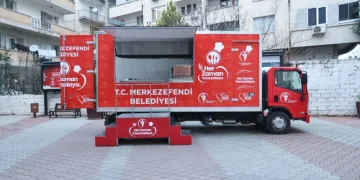Merkezefendi Belediyesinin mobil aşevi