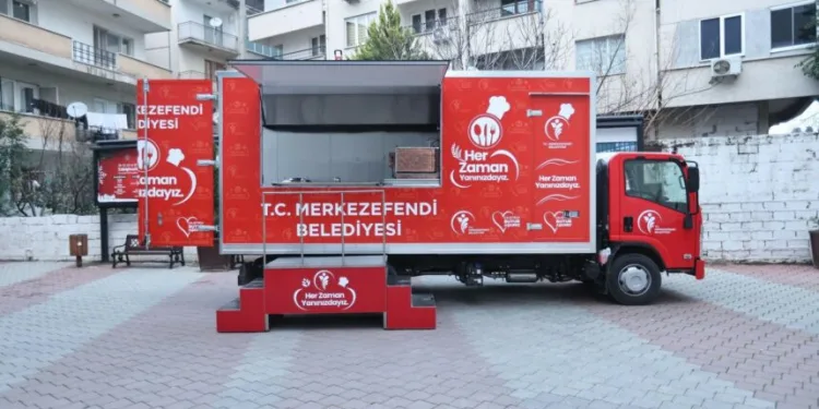 Merkezefendi Belediyesinin mobil aşevi