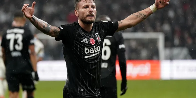 Beşiktaş’ta Immobile, Süper Lig’de 10 gole ulaştı