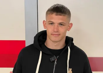 Trabzonspor’un yeni transferi Danylo Sikan, Trabzon’da