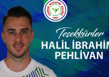 Çaykur Rizespor’da Halil İbrahim Pehlivan ile yollar ayrıldı