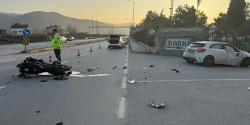 Bursa’da 18 yaşındaki motosiklet sürücüsü kazada hayatını kaybetti