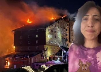 Yangın faciasını otel içinden çekti: “Ölmek üzereyiz”