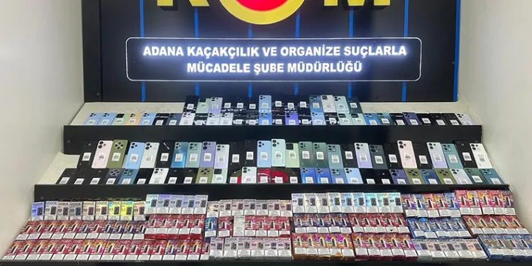 Adana’da kaçakçılık operasyonu