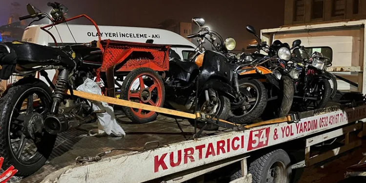 Karasu’da 20 motosiklet trafikten men edildi