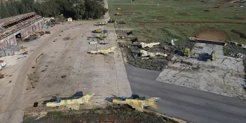 Esad’ın saldırılarda kullandığı uçaklar görüntülendi