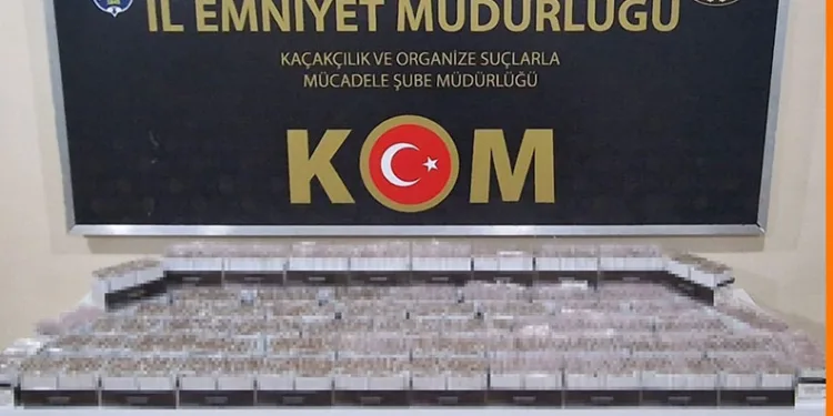 Erzincan’da 27 bin makaron ele geçirildi