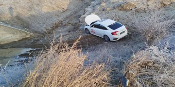 Bilecik’te otomobil şarampole yuvarlandı: 1 yaralı