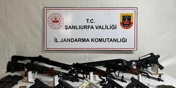 Şanlıurfa’da kaçak silahlar ele geçirildi: 6 gözaltı