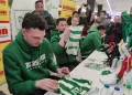 Bursaspor Yörsan Basketbol Takımı Özhan Market’te taraftarlarla buluştu