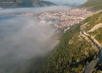 Muğla’da sis bulutu görsel şölen sundu