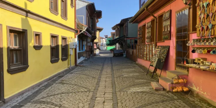 Dondurucu soğuk nedeniyle tarihi bölge boş kaldı