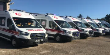 Sağlık Bakanlığından Elazığ’a tam donanımlı 6 ambulans