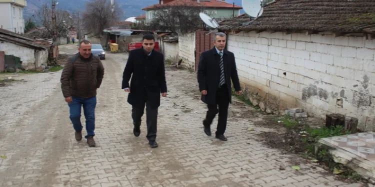Kaymakam Ciciler Köyü’ndeki yatırımları inceledi