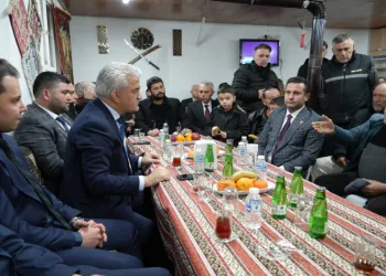 Anadolu’nun ruhunu yaşatan köyde vatandaş buluşması