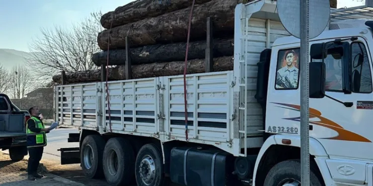 Düzce’de 10 noktada orman emvali kontrolü yapıldı