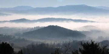 Bolu’da sis denizi