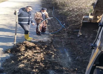 Ekiplerin müdahalesiyle su arızası giderildi