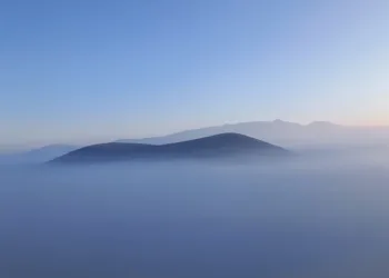 Meke Gölü’nden eşsiz gündoğumu