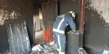 Van’ın Erciş ilçesinde ev yangını