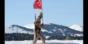 Sarıkamış şehitleri anısına yürüyüş